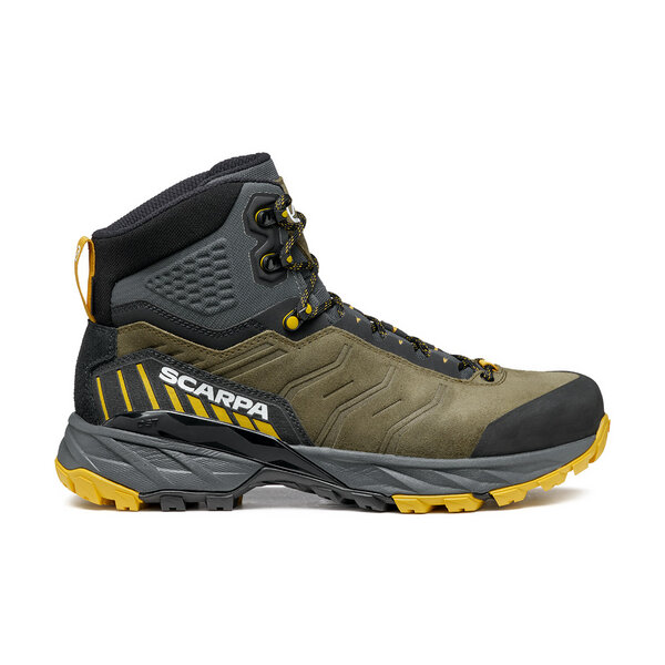 Bocanci trekking bărbați Scarpa Rush TRK GTX - Military/Mustard