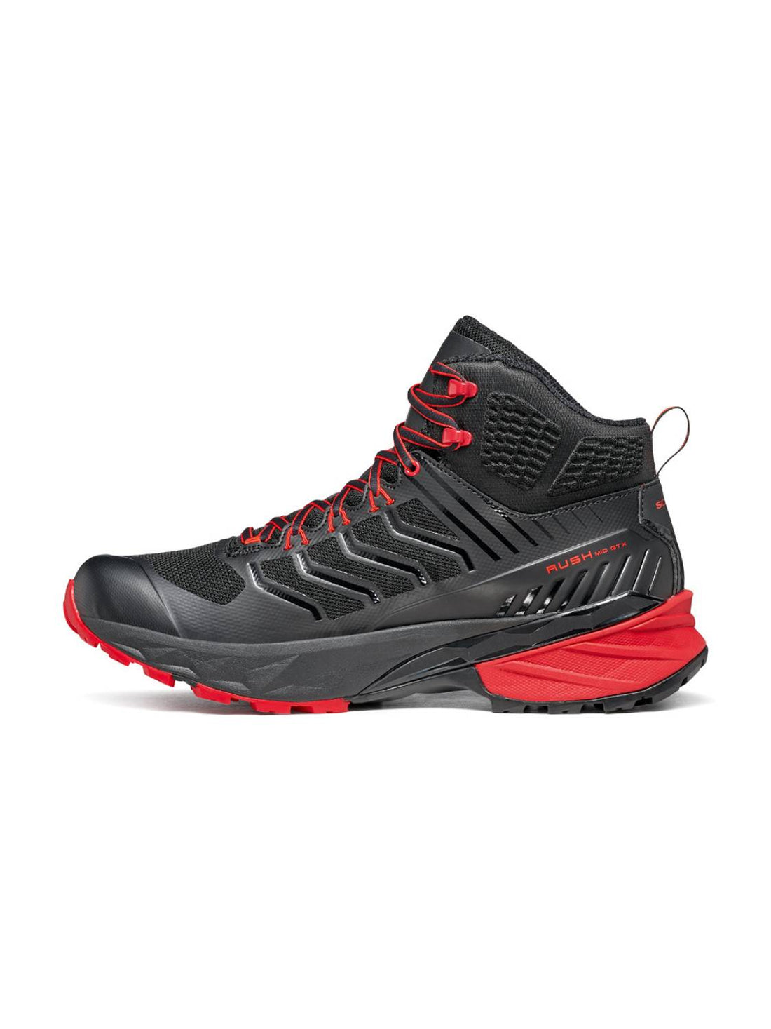 Scarpa Rush Mid Gtx Black Red