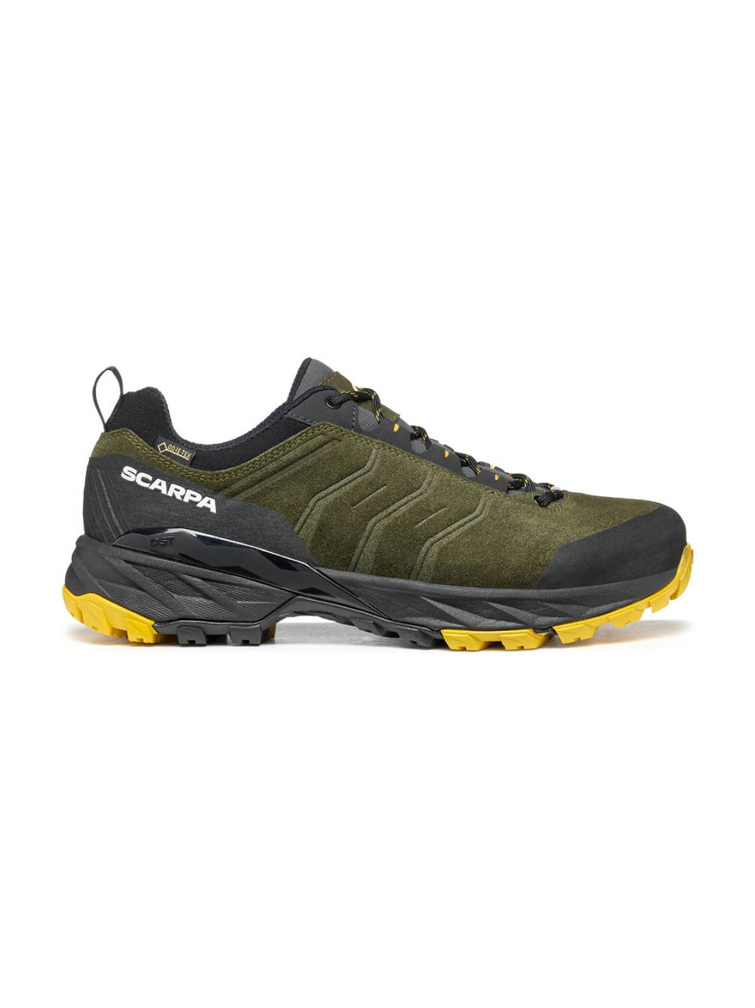 Bocanci trekking bărbați Scarpa Rush Trail GTX - Thyme Green/Mustard